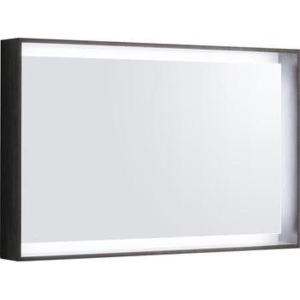 KERAMAG DESIGN Zrcadlo s LED osvětlením CITTERIO šedohnědé 88,4cm