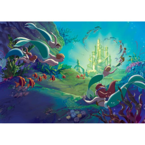 Fototapeta, Tapeta Disney Malá mořská víla Ariel, (368 x 254 cm)