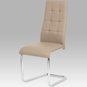 Jídelní židle AC-1620 CAP koženka cappuccino - Autronic