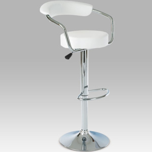 Barová židle AUB-308 WT bílá - Autronic