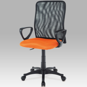 Kancelářská židle KA-B047 ORA oranžová - Autronic