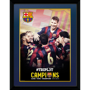 Obraz na zeď - Barcelona - Triple Champions 15