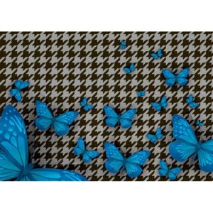 Fototapeta, Tapeta Motýli, (416 x 254 cm)
