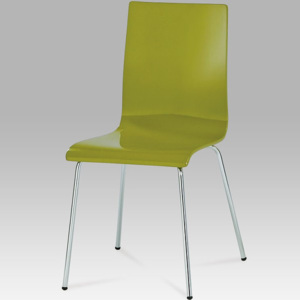 Jídelní židle C-520 GRN1 vysoký lesk zelený - Autronic