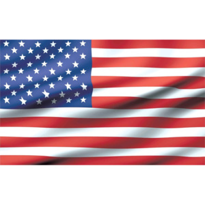 Fototapeta, Tapeta Americká vlajka USA, (368 x 254 cm)