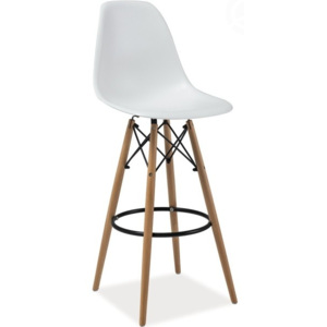 Barová židle Enzo H1 bílá - Casarredo