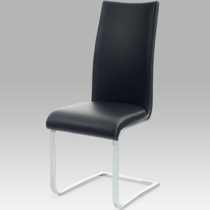 Jídelní židle WE-5070 BK koženka černá - Autronic
