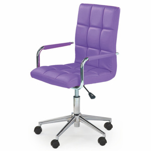 Dětská otočná židle Halmar GONZO 2 fialová