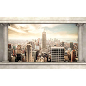 Fototapeta, Tapeta Výhled na New York City, (416 x 254 cm)