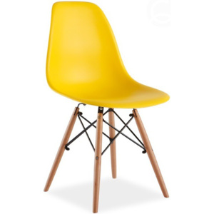 Jídelní židle Enzo žlutá - Casarredo
