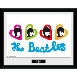 Obraz na zeď - The Beatles - Love Hearts