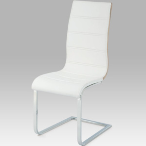 Jídelní židle WE-5021 WT koženka bílá - Autronic