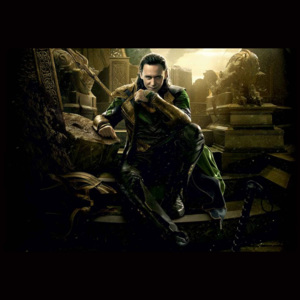 Fototapeta, Tapeta Marvel Avengers Loki, (211 x 90 cm)