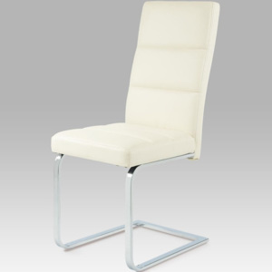 Jídelní židle B931N CRM1 koženka krémová - Autronic