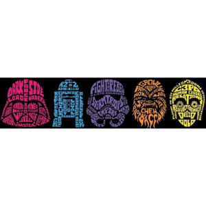 Samolepící bordura 101386, Star Wars Neon Head, Kids Home 5, Graham Brown, rozměry 0,16 x 5 m