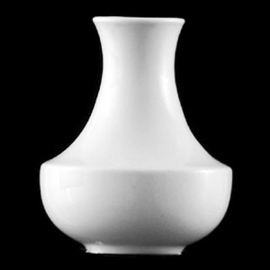 Vázička 9,5 cm, bílý porcelán, Praha, G. Benedikt