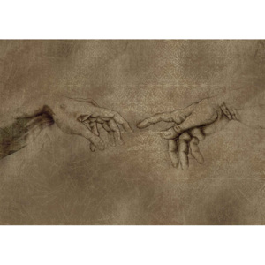 Fototapeta, Tapeta Michaelangelo Stvoření Adama, (208 x 146 cm)