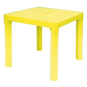 Dětský stoleček IPAE - odnímatelné nohy žlutý/plast