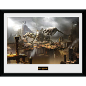 Obraz na zeď - God of War - Concept Art Canyon