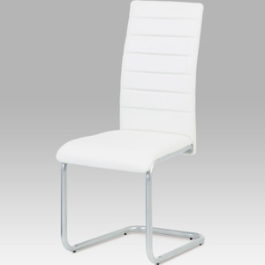 Jídelní židle DCL-102 WT koženka bílá - Autronic