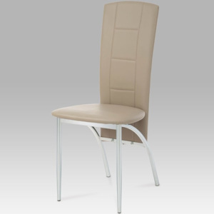 Jídelní židle AC-1019 CAP koženka cappuccino - Autronic