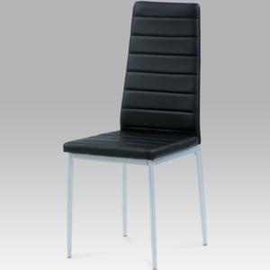 Jídelní židle DCL-117 BK koženka černá - Autronic