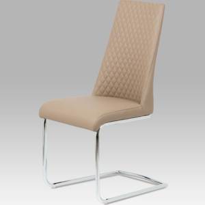Jídelní židle HC-701 CAP koženka cappuccino - Autronic