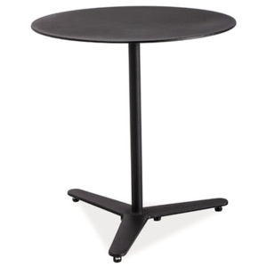 Kulatý malý konferenční stolek v šedé barvě KN231