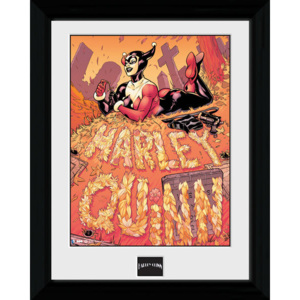 Obraz na zeď - Batman Comic - Harley Quinn Graveyard