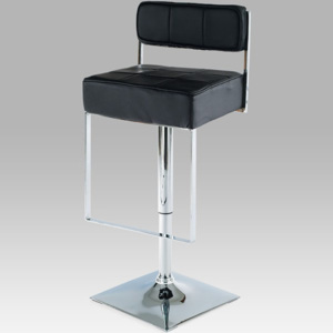 Barová židle HB-589 BK koženka černá - Autronic