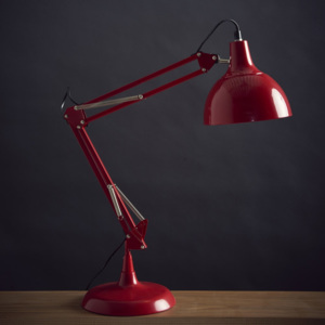 SECRETARY Kancelářská lampa - červená