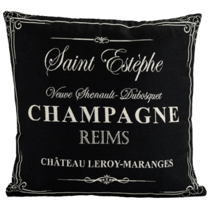 BO-MA Trading Povlak na polštářek Gobelín Champagne černý, 45 x 45 cm