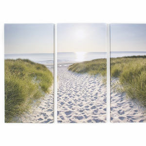 3-dílný obraz 40-891, Beach Walk , Wall Art, Graham Brown