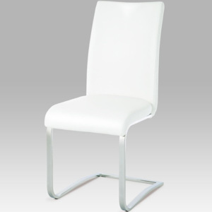 Jídelní židle WE-5070 WT koženka bílá - Autronic