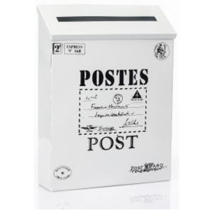 Poštovní schránka bílá