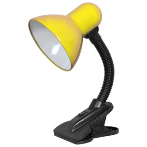 TOP LIGHT Top Light - Lampa s klipem 1xE27/60W/230V žlutá TP0804