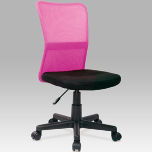 Židle dětská otočná KA-BORIS PINK růžová - Autronic
