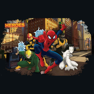 Fototapeta, Tapeta Spiderman Marvel, (368 x 254 cm)