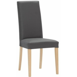 Jídelní židle Nancy dub sonoma a koženka grigio - šedá - ITTC Stima