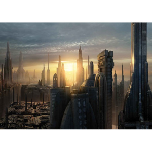 Fototapeta, Tapeta Star Wars City Coruscant, (211 x 90 cm)