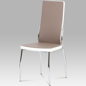 Jídelní židle AC-1693 LAN koženka lanýžová - Autronic