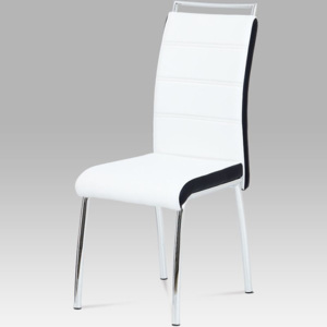 Jídelní židle DCL-403 WT koženka bílá - Autronic