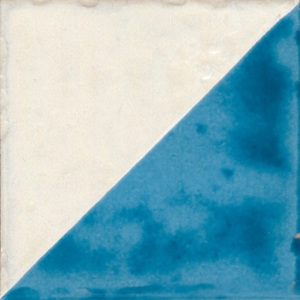 MARCA CORONA 1741 Dekor JOLIE Triangolo Blanc/Turquoise