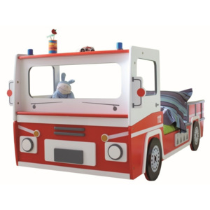 Dětská postel ve tvaru hasičského auta Demeyere SOS 112, 90 x 200 cm