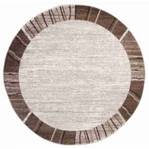 Kusový koberec Panter krémový kruh, Velikosti 100x100cm