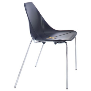 Designová židle X Chair Four, černá