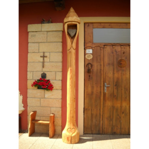 DRDLIK Zvonička 42 dřevořezba 300 cm