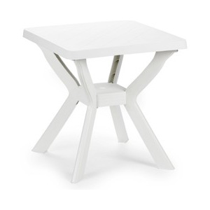 Plastový stůl čtverec RENO bílý - 70 x 70 x 72 - Progarden