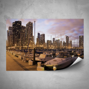 Plakát - Moderní městský přístav (60x40 cm)