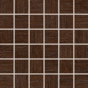 Mozaika Rako Defile hnědá 30x30 cm, mat, rektifikovaná FINEZA10377